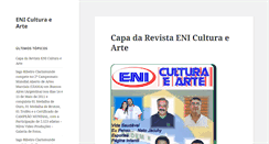 Desktop Screenshot of eniculturaearte.com.br